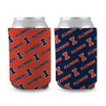 Illinois Koozie Set Orange/Blue 12oz