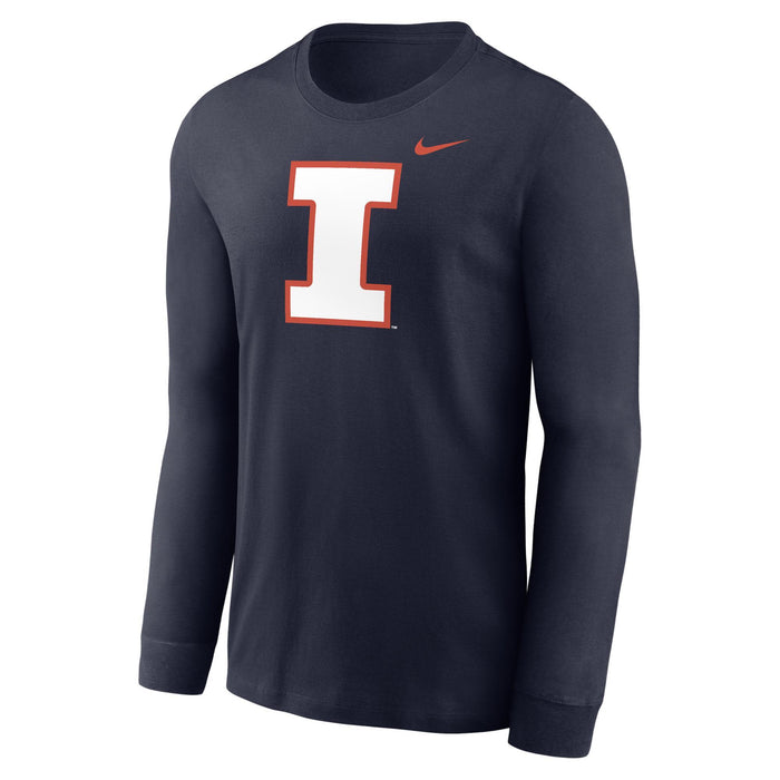 Illinois Nike Long Sleeve Dri-Fit Tee