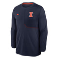 Illinois Long-Sleeve Shirt Nike Navy Coach