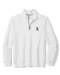 Illinois Men's Tommy Bahama Montego Bay White Half-Zip Pullover