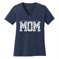 Illinois Mom T-Shirt Navy Pinstripe Bows