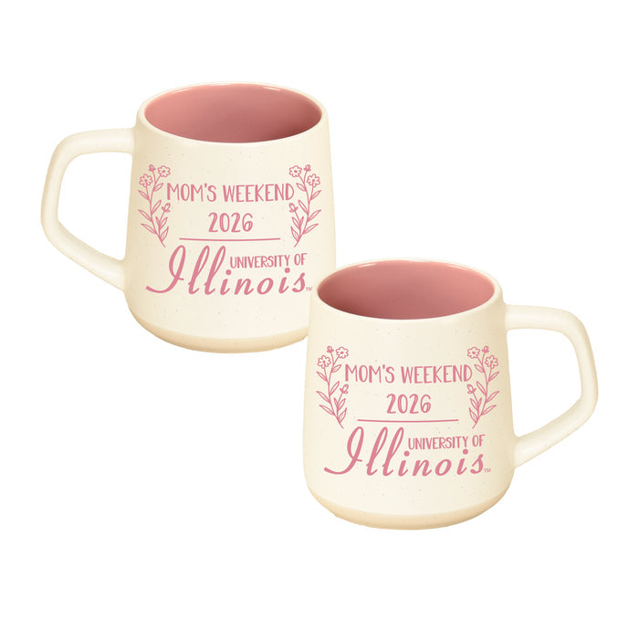 Illinois Moms Weekend 20oz Pink Mug