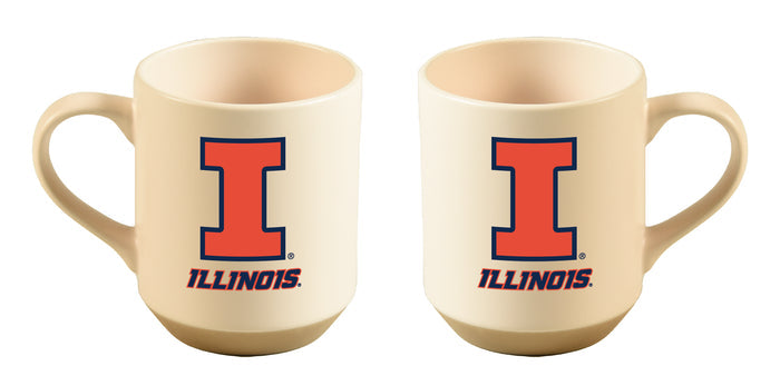 Illinois Mug 16oz Off-White Block I
