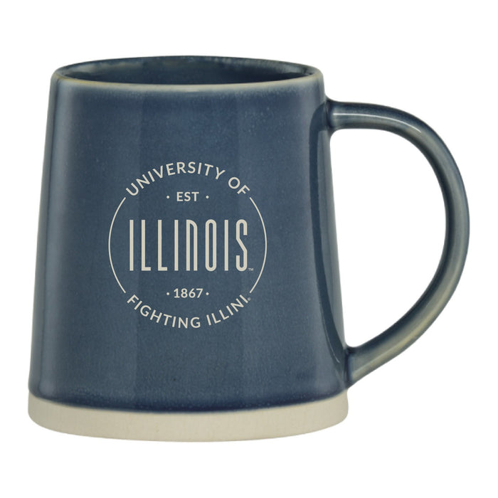 Illinois Mug 16oz Shiny Blue