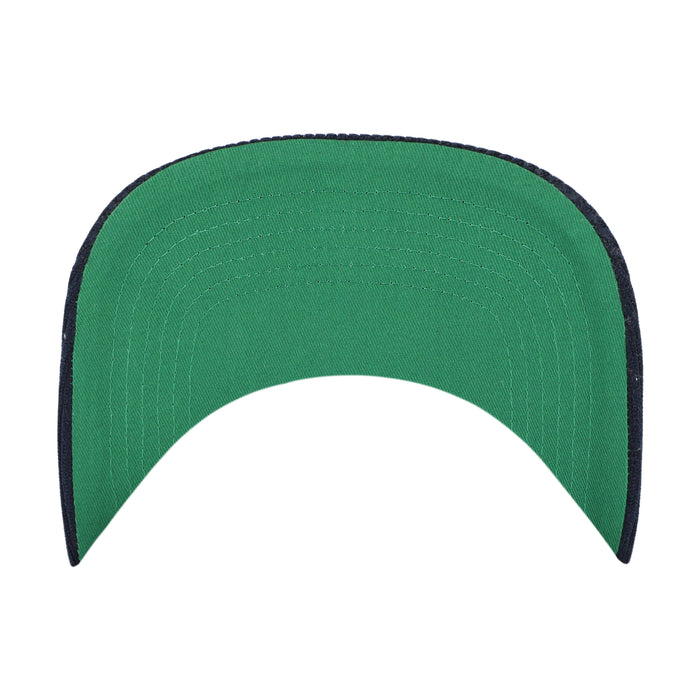 Illinois Navy Corduroy Mesh Back Script Hat