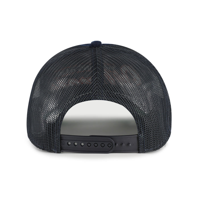 Illinois Navy Corduroy Mesh Back Script Hat