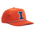 Illinois Orange Corduroy Rope Hat