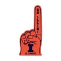 Illinois Orange Foam Finger