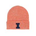 Illinois Orange Marled Cuffed Beanie