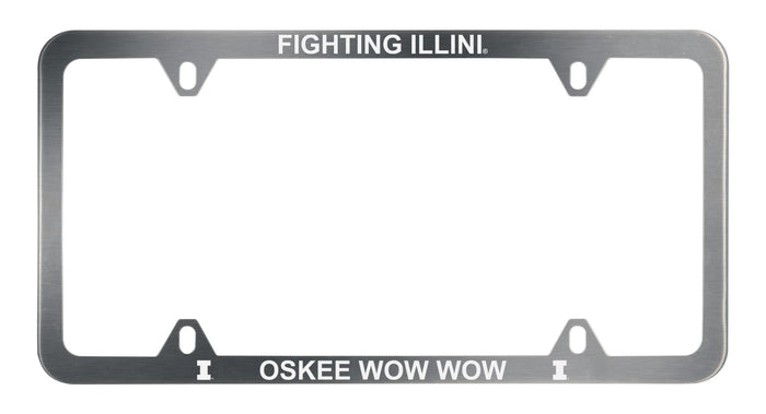Illinois Oskee Wow Wow License Plate Frame