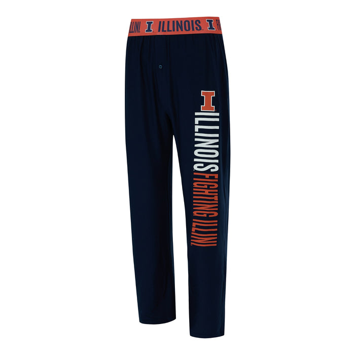 Illinois Pants Men's Navy Bold Print