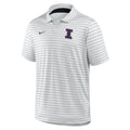 Illinois Polo Men's Nike White Stripe Block I