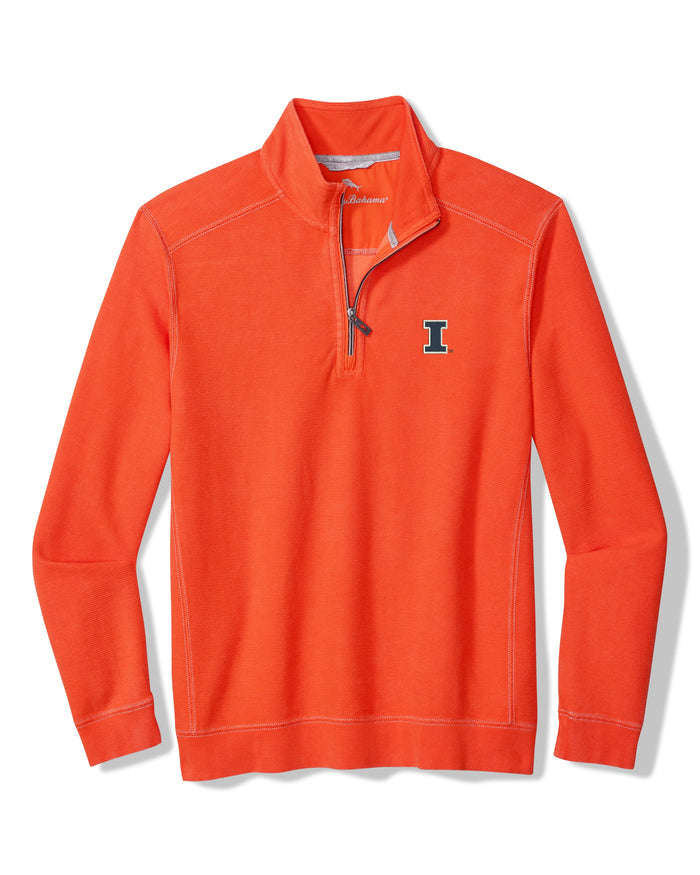 Illinois Pullover Men's Orange Tommy Bahama Half-Zip