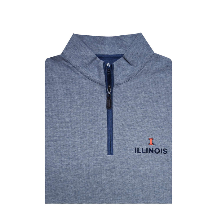 Illinois Quarter-Zip Men's Horn Legend Blue Block I