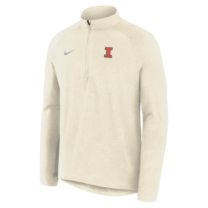 Illinois Quarter-Zip Men's Nike Tan Pullover