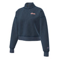 Illinois Quarter-Zip Women's Navy Script Cropped Champion