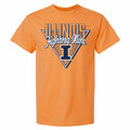 Illinois Retro Shirt Orange Triangle