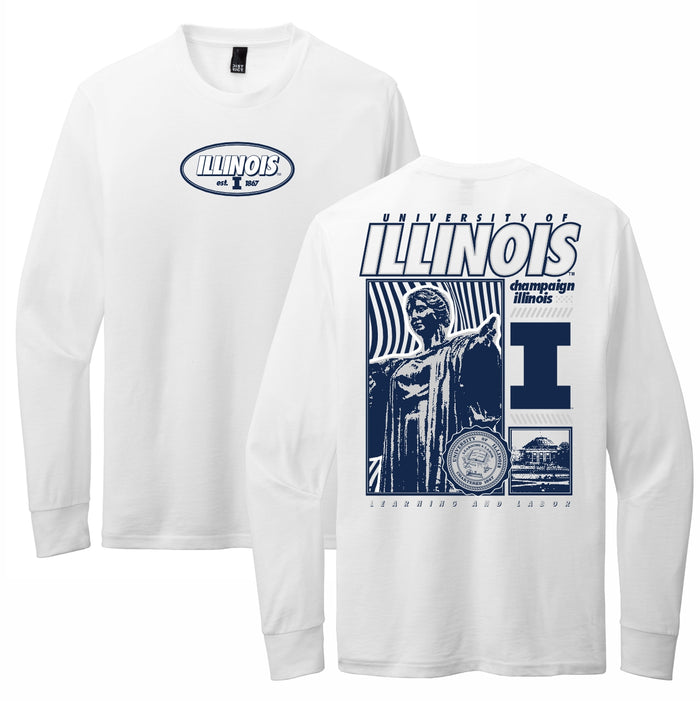 Illinois Shirt Long-Sleeve Retro Alma Design