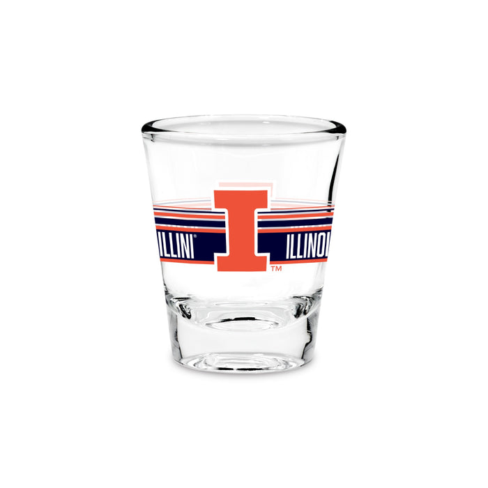 Illinois Shot Glass 1.7oz Full Wrap