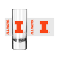 Illinois Shot Glass Tall Orange