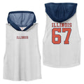 Illinois Sleeveless Jersey Women's Hooded Mesh #67