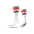 Illinois Socks White Striped Crew