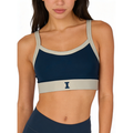 Illinois Sports Bra Women's Navy Trim Top
