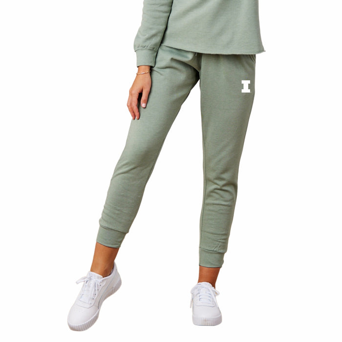Illinois Sweatpants Women's Sage Block I