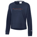 Illinois Sweatshirt Women's Navy Script U of I