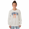 Illinois Sweatshirt Women's White Fighting Illini Bow