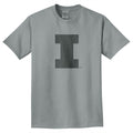 Illinois T-Shirt Grey Tonal Block I