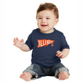 Illinois T-Shirt Infant Navy Pennant