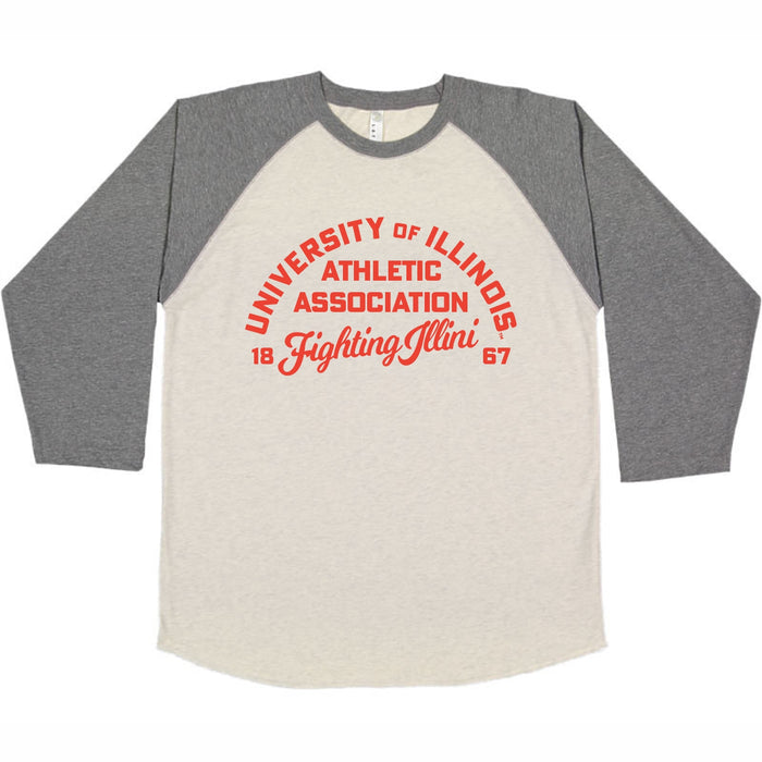 Illinois T-Shirt Kids Athletic Association Raglan