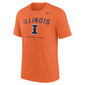 Illinois T-Shirt Men's Orange Nike Triblend