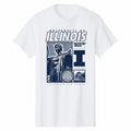 Illinois T-Shirt White/Navy Alma Mater