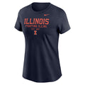 Illinois T-Shirt Women's Nike Navy