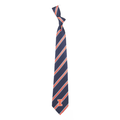 Illinois Tie Navy/Orange Striped Block I