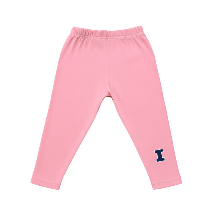 Illinois Toddler Leggings Pink Block I
