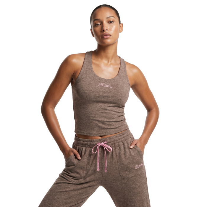 Illinois Tory Pink/Brown Bra Top Fiori Fit