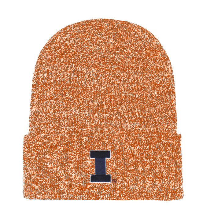 Illinois Winter Hat Orange Knit