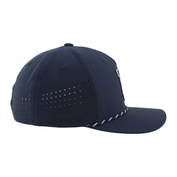 Illinois Zephyr Navy Shield Performance Rope Hat