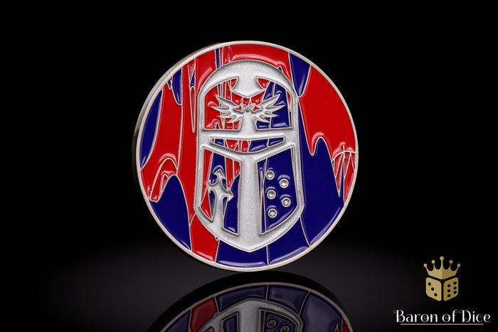 Imperial Helm | Wargaming & Datasheet Box | Baron's Coin™ Compatible