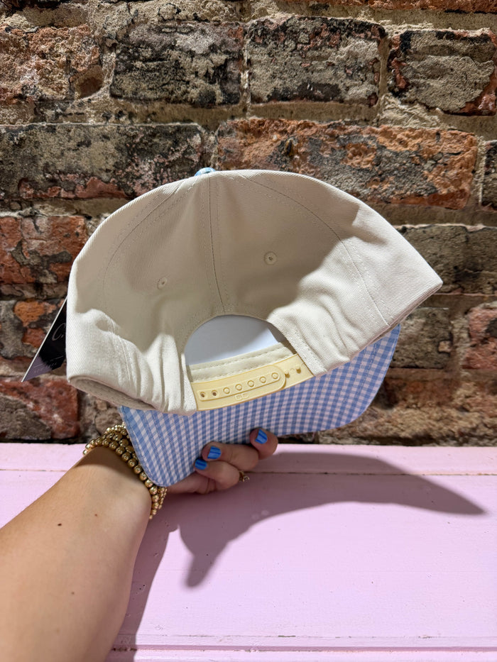Jesus Saves Gingham Hat