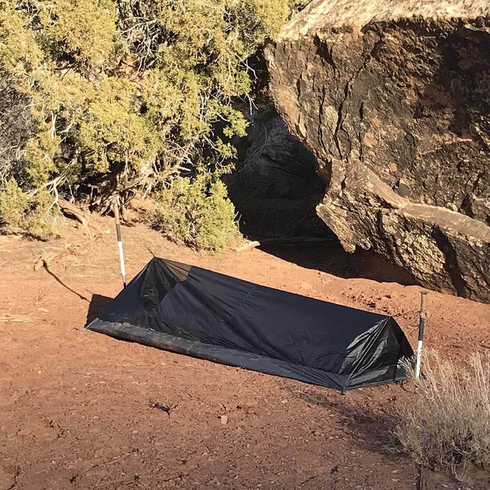 KATABATIC GEAR Bristlecone Bivy set up outdoors