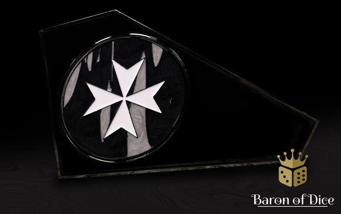 Knights Templar | Black | Metal Combat Gauge | Baron Coin™ Compatible