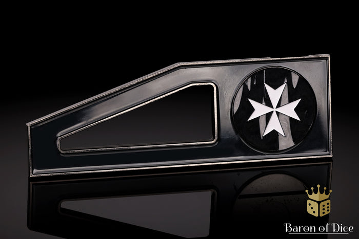 Knights Templar | Black | Metal Combat Gauge | Baron Coin™ Compatible