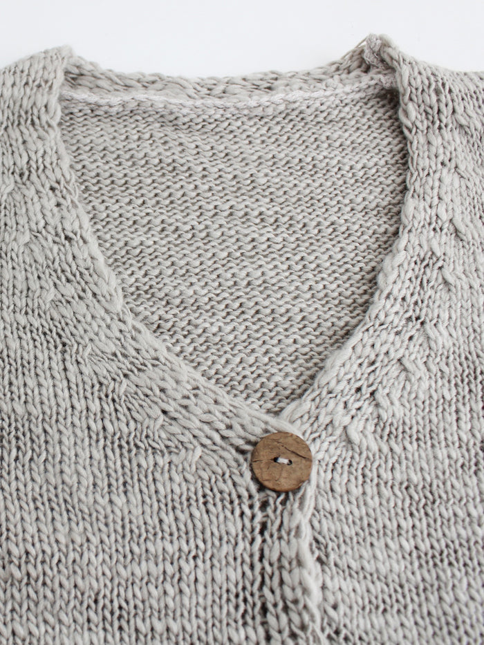 Knitted Loose Cardigan Sweater Coat