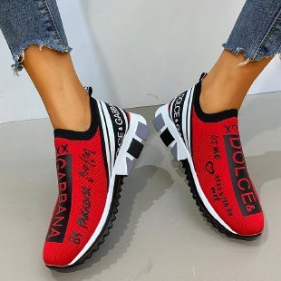 Knitted Socks Shoes Women Breathable Couple Sports Shoes - Livefree
