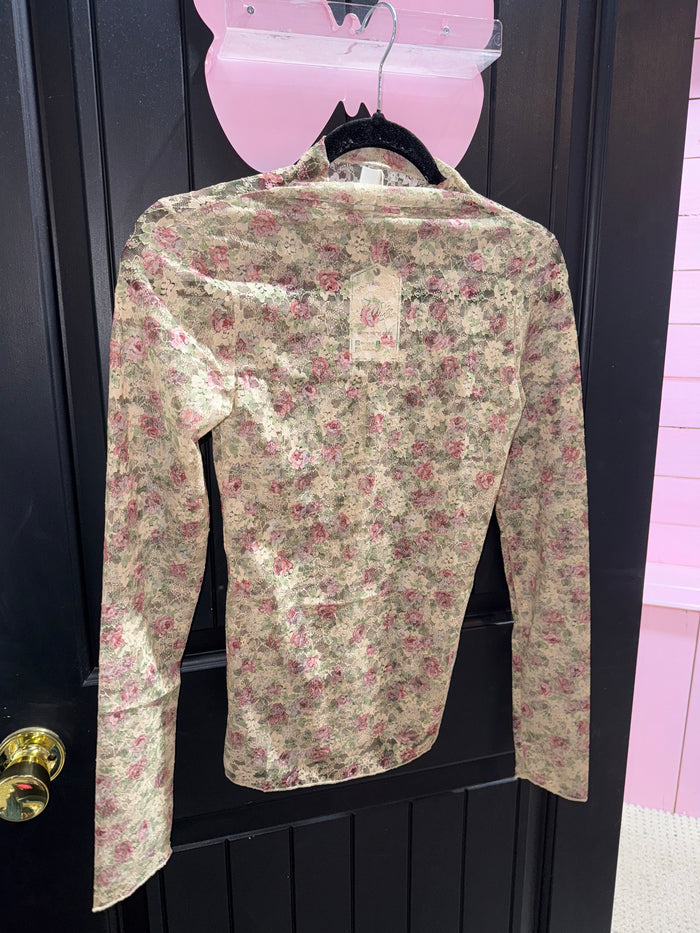 Lace Floral Undershirts