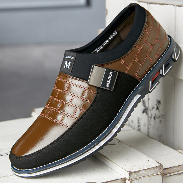 Large Size Leather Shoes Men New Casual Leather Shoes Men - Livefree